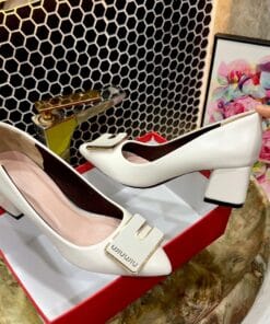 Giày cao gót bít mũi nhọn 3P êm mềm tinh tế sang trọng